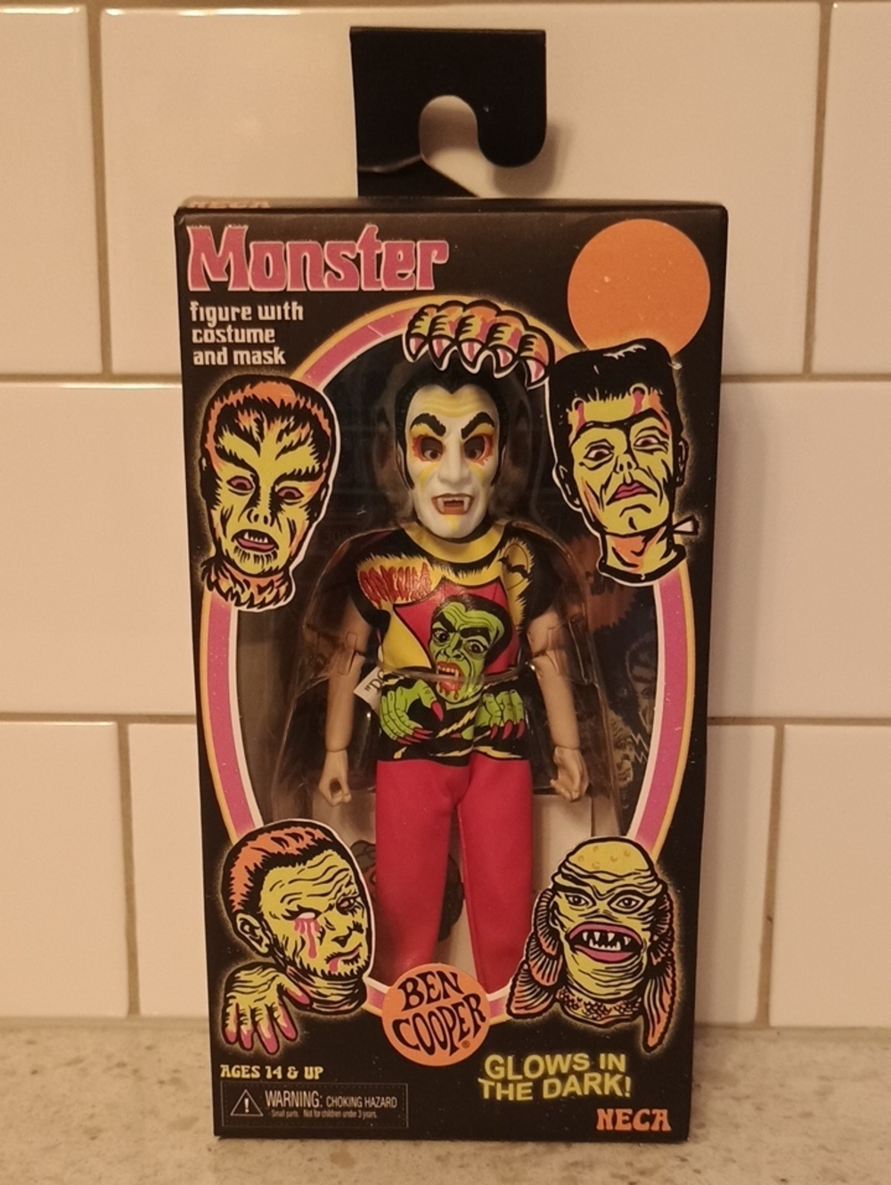 Brand New In Box Ben Cooper Monster Dracula Figure with Mask